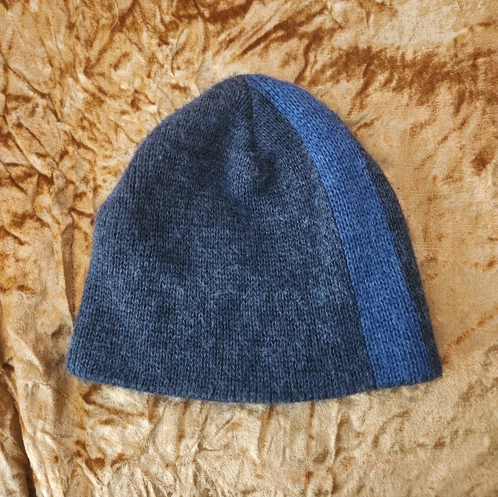 Vintage Goorin Brothers 1990s Grey Knit Beanie Cap